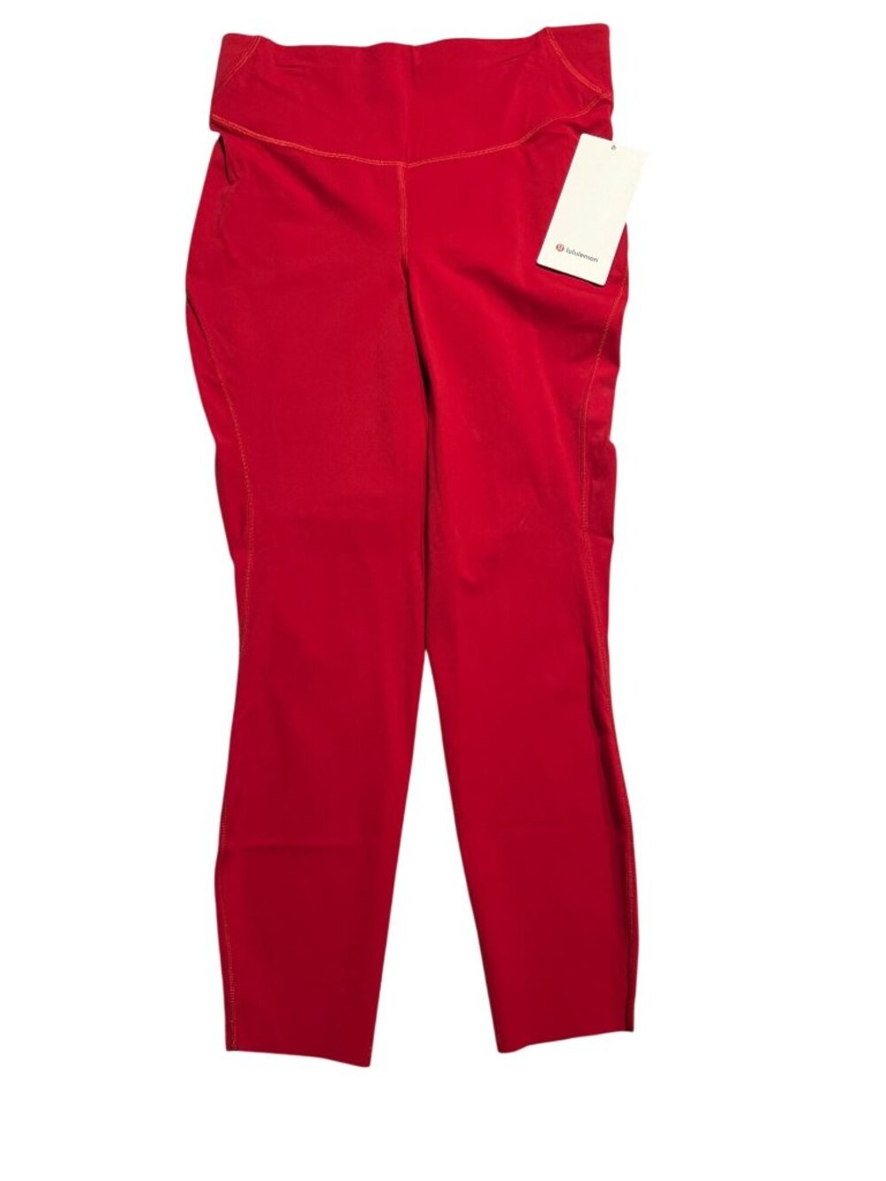 Lululemon Base Pace High Rise Tight 25" Dark Red Size 10 Womens Athletic Legging